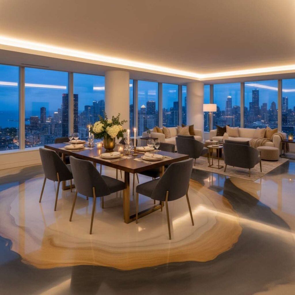 Luxury Resin Flooring for Chicagoland High-Rise Condos